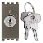 VIMAR SPA VIW19086.CU.M PULSANTE 2P NO 16A + CHIAVE UNIF. METAL