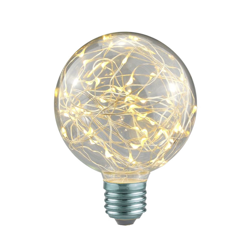 GIOCOPLAST NATALE SP GCP19019033 LAMPADINA CLEAR DESIGN CON GOCCE DI LED