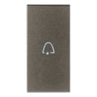 VIMAR SPA - VIW19131.C.M TASTO 1M SIMB. CAMPANELLO ASSIALE METAL