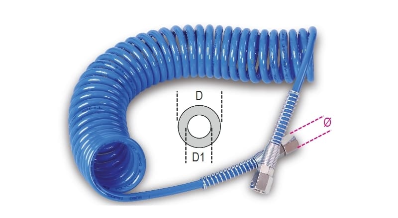 BM SPA BMM019140060 SPIRALI POLIURETANO F1/4 MT10 5X8