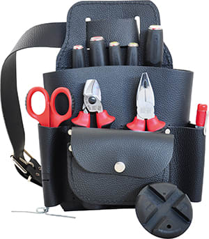 INTERCABLE SRL - INR19140 BORSA DA CINTURA IN CUOIO - VUOTA