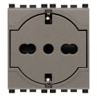 VIMAR SPA VIW19211.M PRESA 2P+T P40 UNIVERSALE A FILO METAL