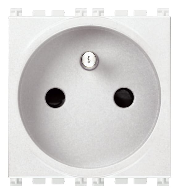 VIMAR SPA - VIW19212.AB.B Presa SICURY 2P+T 16A FR antibat. bianco