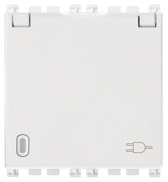 VIMAR SPA - VIW19212.C.B Presa SICURY 2P+T 16A FR + coper. bianco