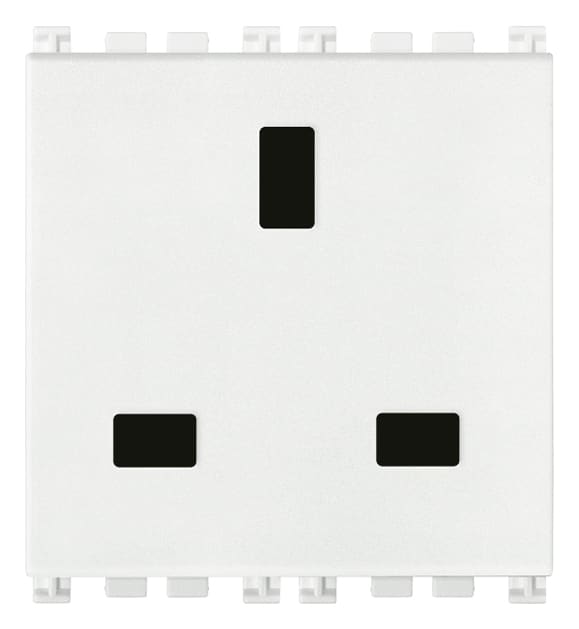 VIMAR SPA VIW19219.B PRESA 2P+T 13A INGLESE BIANCO