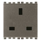 VIMAR SPA - VIW19219.M PRESA 2P+T 13A INGLESE METAL