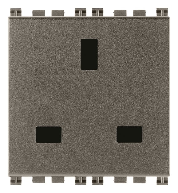 VIMAR SPA VIW19219.M PRESA 2P+T 13A INGLESE METAL