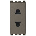 VIMAR SPA - VIW19234.M PRESA SICURY 2P 16A USA+EU D4,8MM METAL