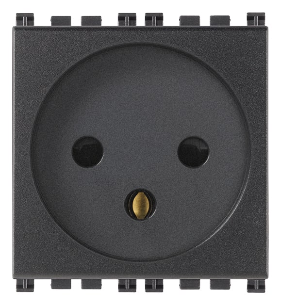 VIMAR SPA - VIW19240 PRESA SICURY 2P+T 16A ISRAELIANO GRIGIO