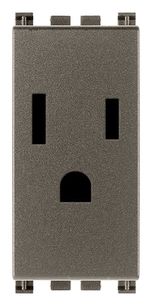 VIMAR SPA - VIW19245.M PRESA 2P+T 15A USA+SASO METAL