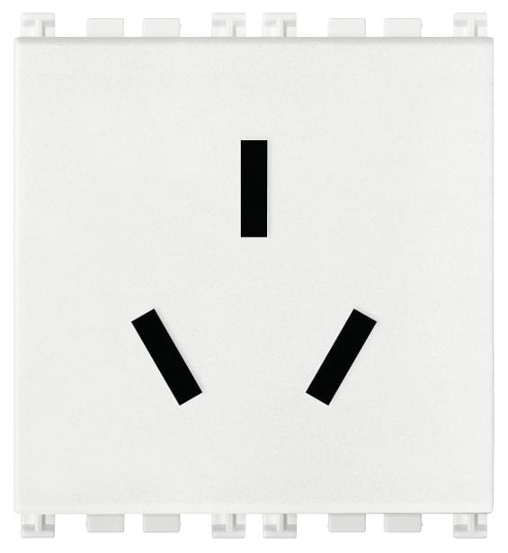 VIMAR SPA - VIW19254.B Presa SICURY 2P+T 16A cinese bianco