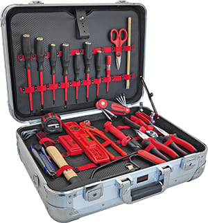 INTERCABLE SRL - INR19281 VALIGIA IN ALLUMINIO ALU DOTATA