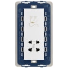 VIMAR SPA - VIW19291.B Presa per rasoio verticale 230V bianco