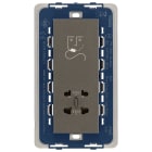 VIMAR SPA - VIW19291.M Presa per rasoio verticale 230V Metal