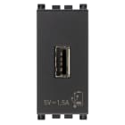 VIMAR SPA VIW19292 UNITA ALIMENTAZIONE USB 5V1,5A 1M GRIGIO