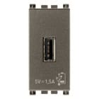 VIMAR SPA VIW19292.M UNITA ALIMENTAZIONE USB 5V 1,5A 1M METAL