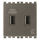VIMAR SPA VIW19295.M UNITA ALIMENTAZIONE USB 5V 2,1A 2M METAL