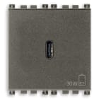 VIMAR SPA - VIW19298.M ALIMENTATORE USB C 30W PD METAL
