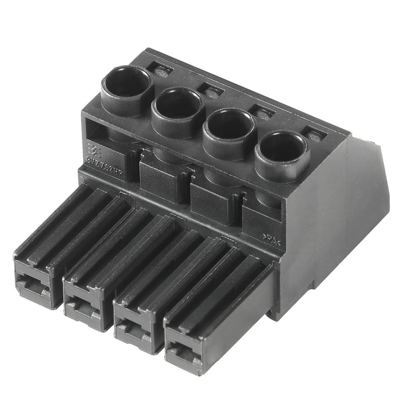 WEIDMULLER WEI1929950000 BVZ 7.62HP/04/180 SN BK BX