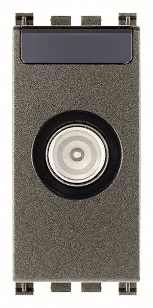 VIMAR SPA - VIW19300.10.M Presa TV-RD-SAT passante Metal