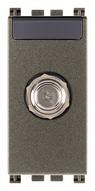 VIMAR SPA - VIW19318.M Presa coassiale tipo F femmina Metal