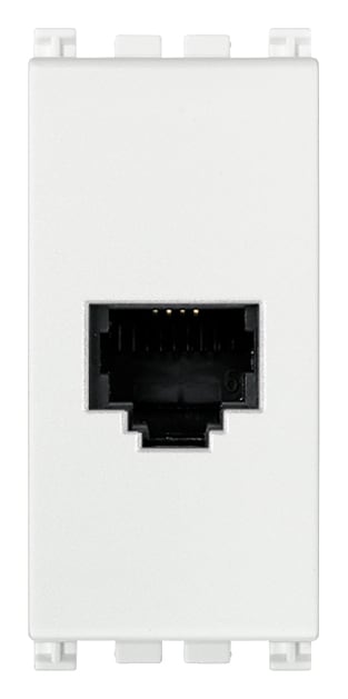 VIMAR SPA - VIW19320.AB.B PRESA RJ11 6/4 ANTIBATTERICO BIANCO