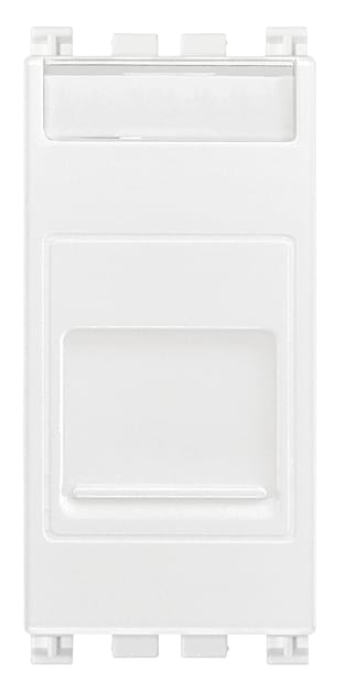 VIMAR SPA - VIW19337.C.B Adattatore portello RJ45 Keystone bianco