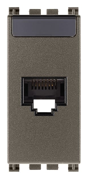 VIMAR SPA - VIW19339.13.M Presa RJ45 Netsafe Cat6 UTP Metal