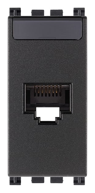VIMAR SPA - VIW19339.15 PRESA RJ45 NETSAFE CAT6A UTP GRIGIO