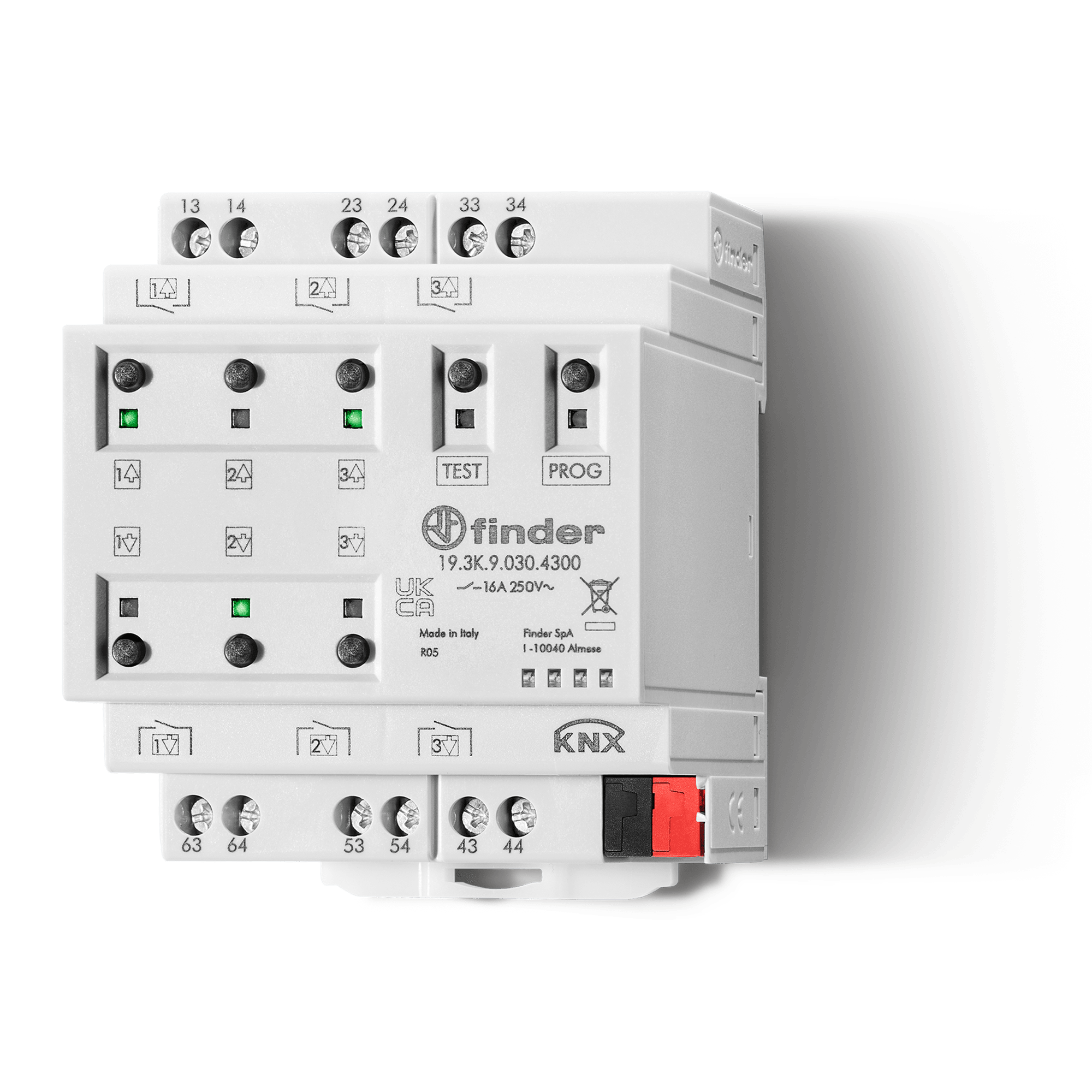 FINDER SPA FIN193K90304300 ATTUATORE TAPPARELLE KNX 3 USCITE