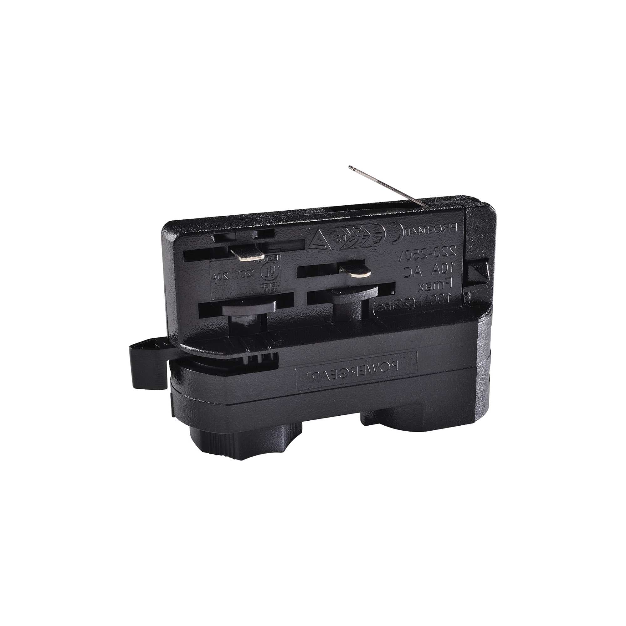IDEAL LUX SRL IUX194301 LINK 3-PHASE TRACK ADAPTOR ON-OFF BK