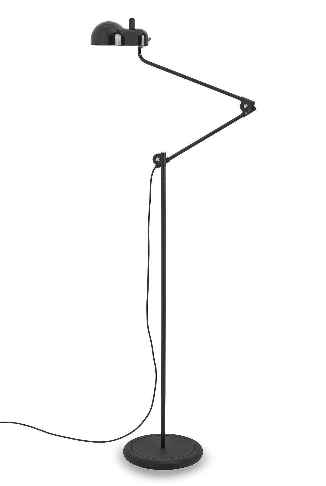 LINEA LIGHT-STILNOVO SNV9082 TOPO PIANTANA NERO R9005 LUCIDO