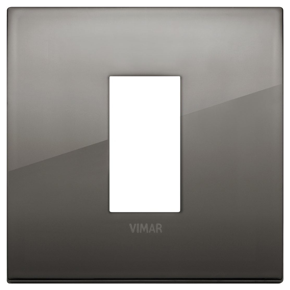 VIMAR SPA VIW19641.09 PLACCA CLASSIC 1M CROMO NERO