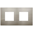 VIMAR SPA VIW19643.08 PLACCA 4M (2+2)INT71 CL ACCIAIO SPAZZ