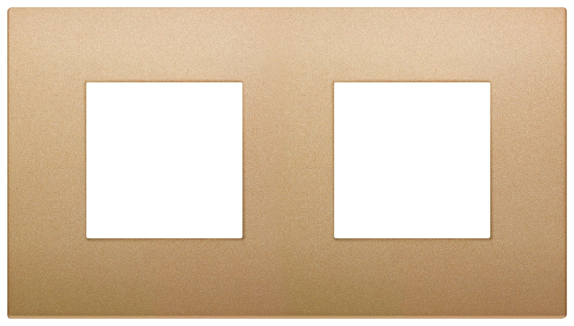 VIMAR SPA - VIW19643.78 Placca 4M (2+2)int71 CL oro matt