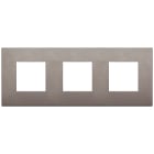 VIMAR SPA - VIW19644.04 Placca 6M (2+2+2)int71 CL titanio matt