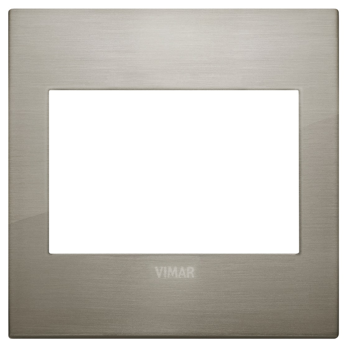 VIMAR SPA - VIW19648.08 PLACCA CLASSIC 3M BS ACCIAIO SPAZZOLATO