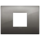 VIMAR SPA - VIW19652.09 Placca Classic 2M centrali cromo nero