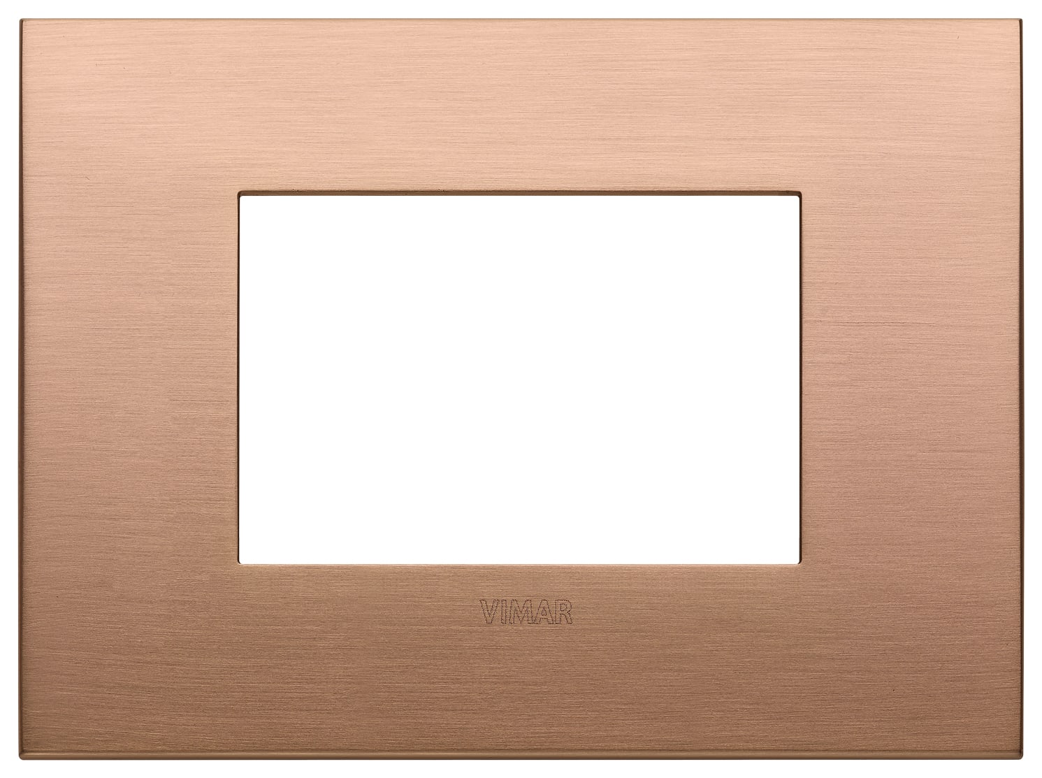 VIMAR SPA - VIW19653.11 PLACCA CLASSIC 3M RAME SPAZZOLATO