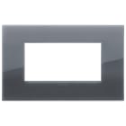 VIMAR SPA - VIW19654.61 Placca Classic 4M Reflex grigio fumè