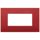 VIMAR SPA - VIW19654.75 PLACCA CLASSIC 4M ROSSO MATT