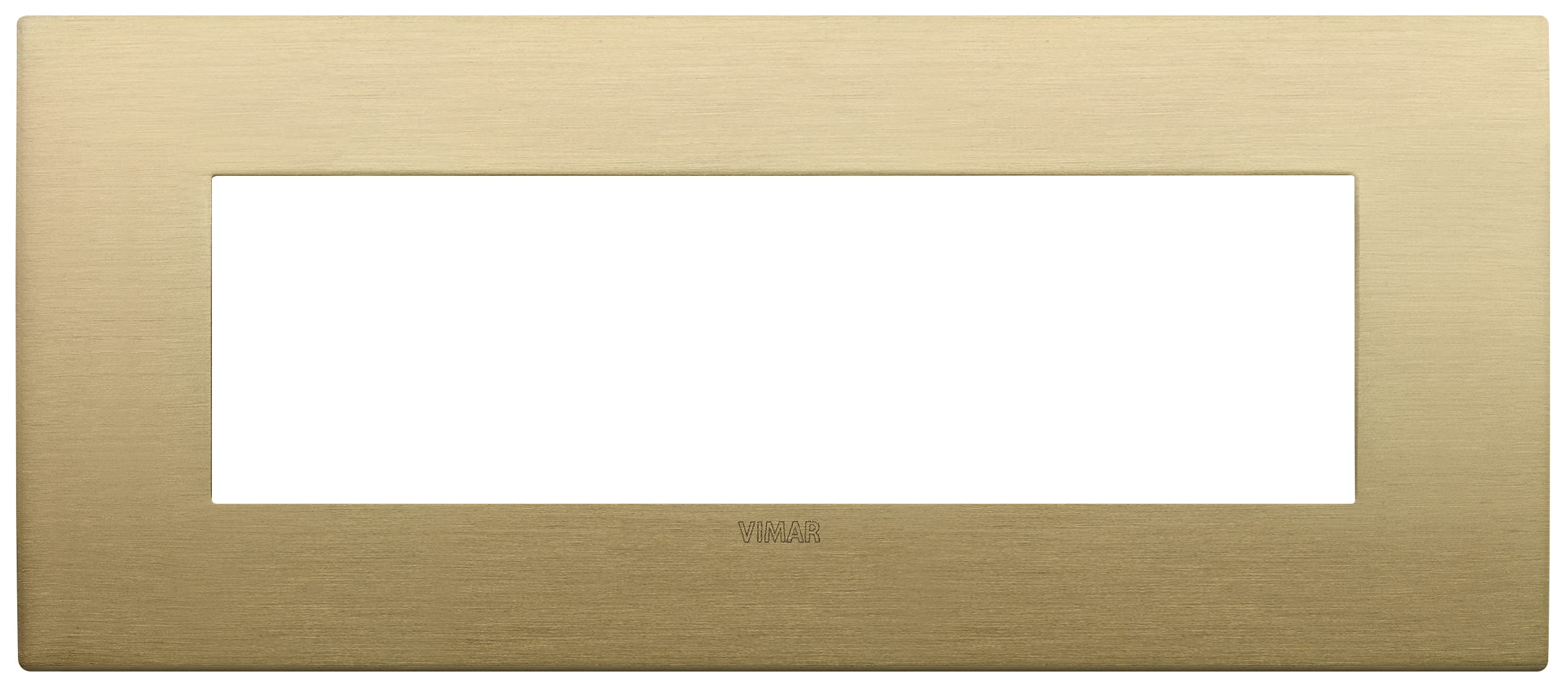 VIMAR SPA VIW19657.12.01 PLACCA CLASSIC 7M OTTONE SPAZZOLATO