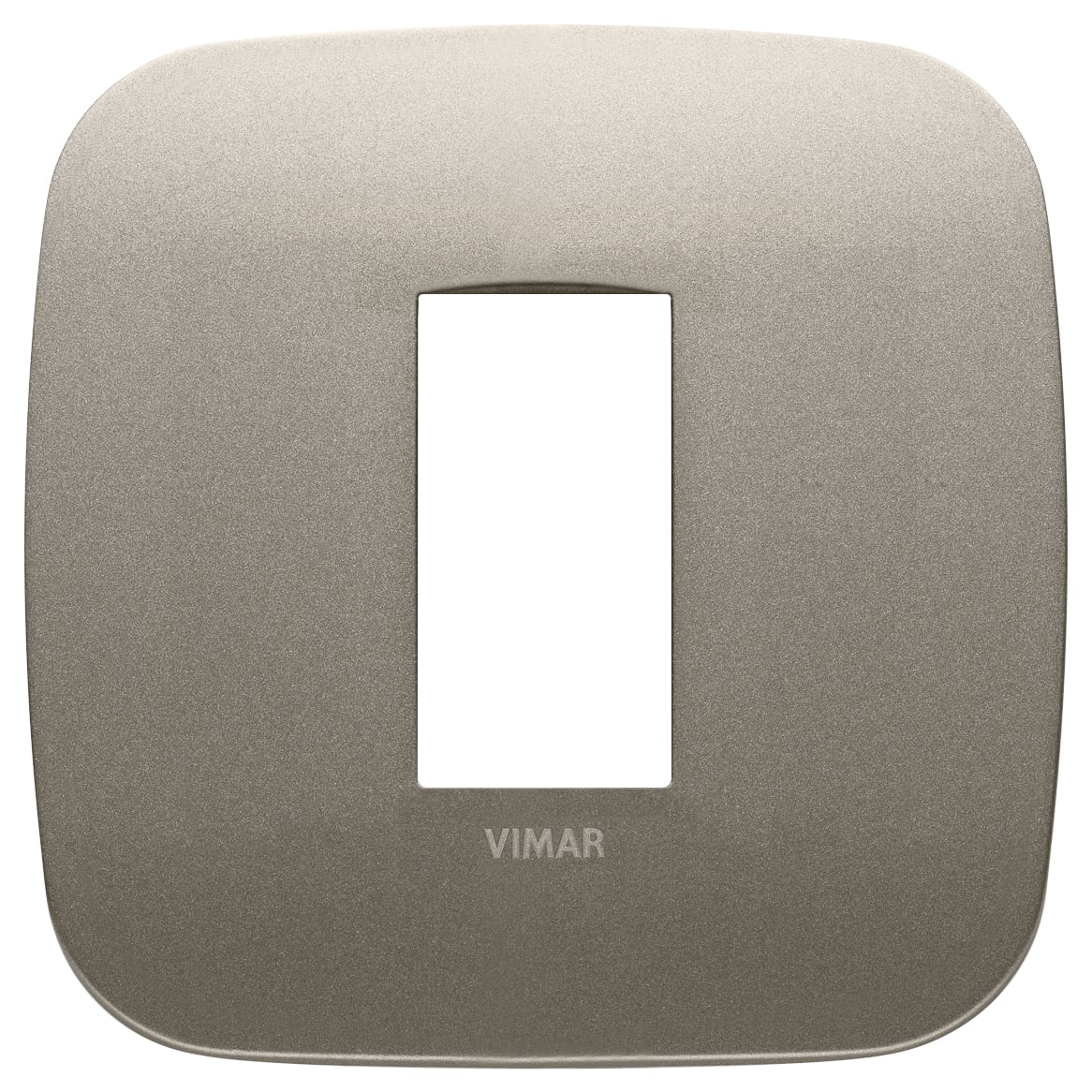 VIMAR SPA - VIW19671.13 PLACCA ROUND 1M CHAMPAGNE MATT