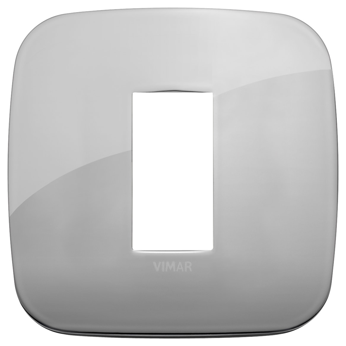 VIMAR SPA - VIW19671.28 Placca Round 1M cromo