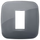 VIMAR SPA VIW19671.61 PLACCA ROUND 1M REFLEX GRIGIO FUME