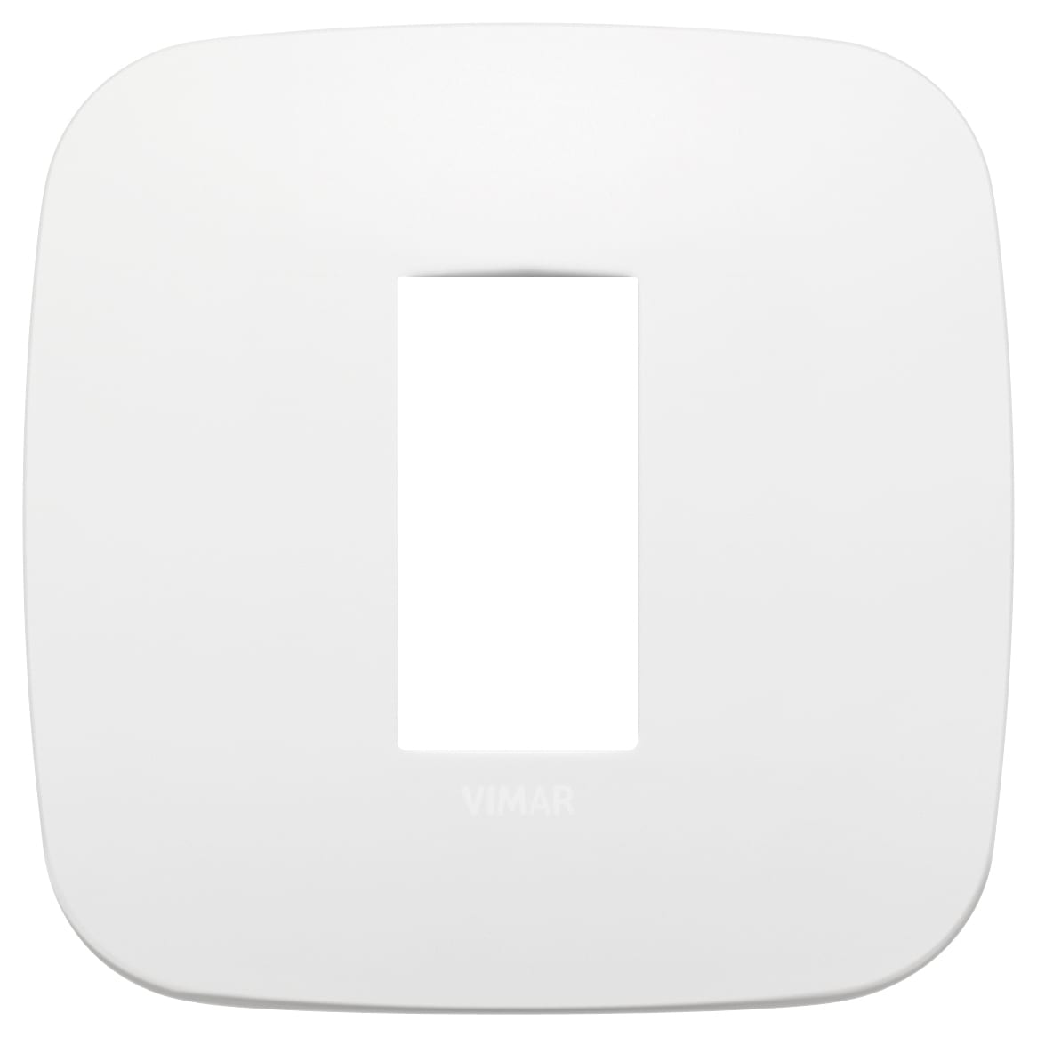 VIMAR SPA - VIW19671.B26 PLACCA ROUND 1M POLAR MATT TOTAL LOOK