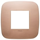 VIMAR SPA - VIW19672.11 Placca Round 2M rame spazzolato