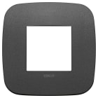 VIMAR SPA VIW19672.21 PLACCA ROUND 2M GRAFITE MATT