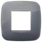 VIMAR SPA - VIW19672.61 Placca Round 2M Reflex grigio fumè