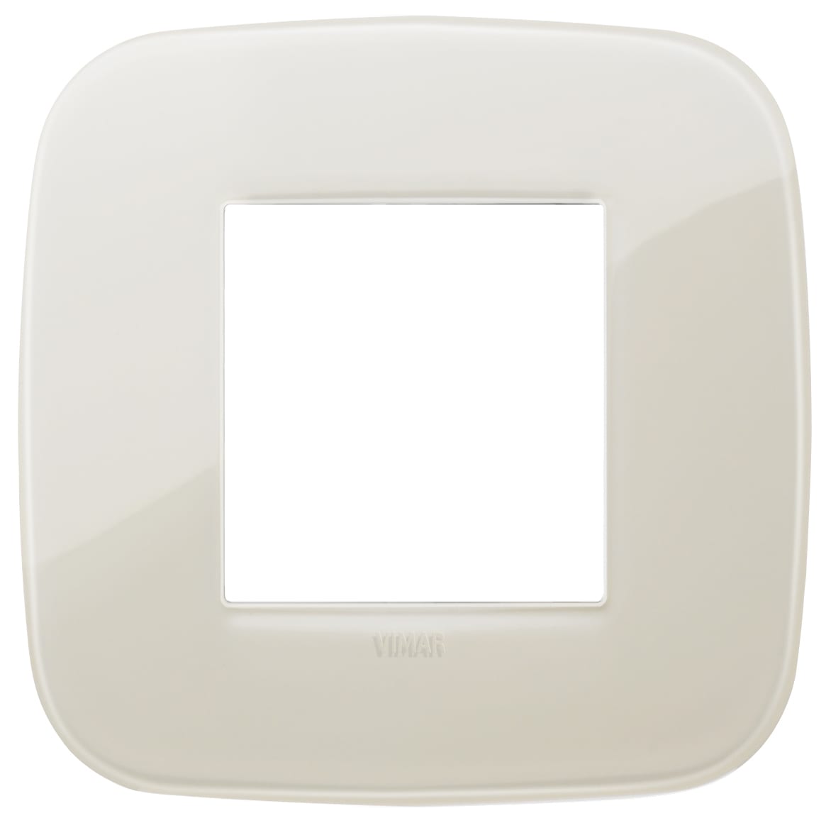 VIMAR SPA VIW19672.67 PLACCA ROUND 2M REFLEX AVORIO
